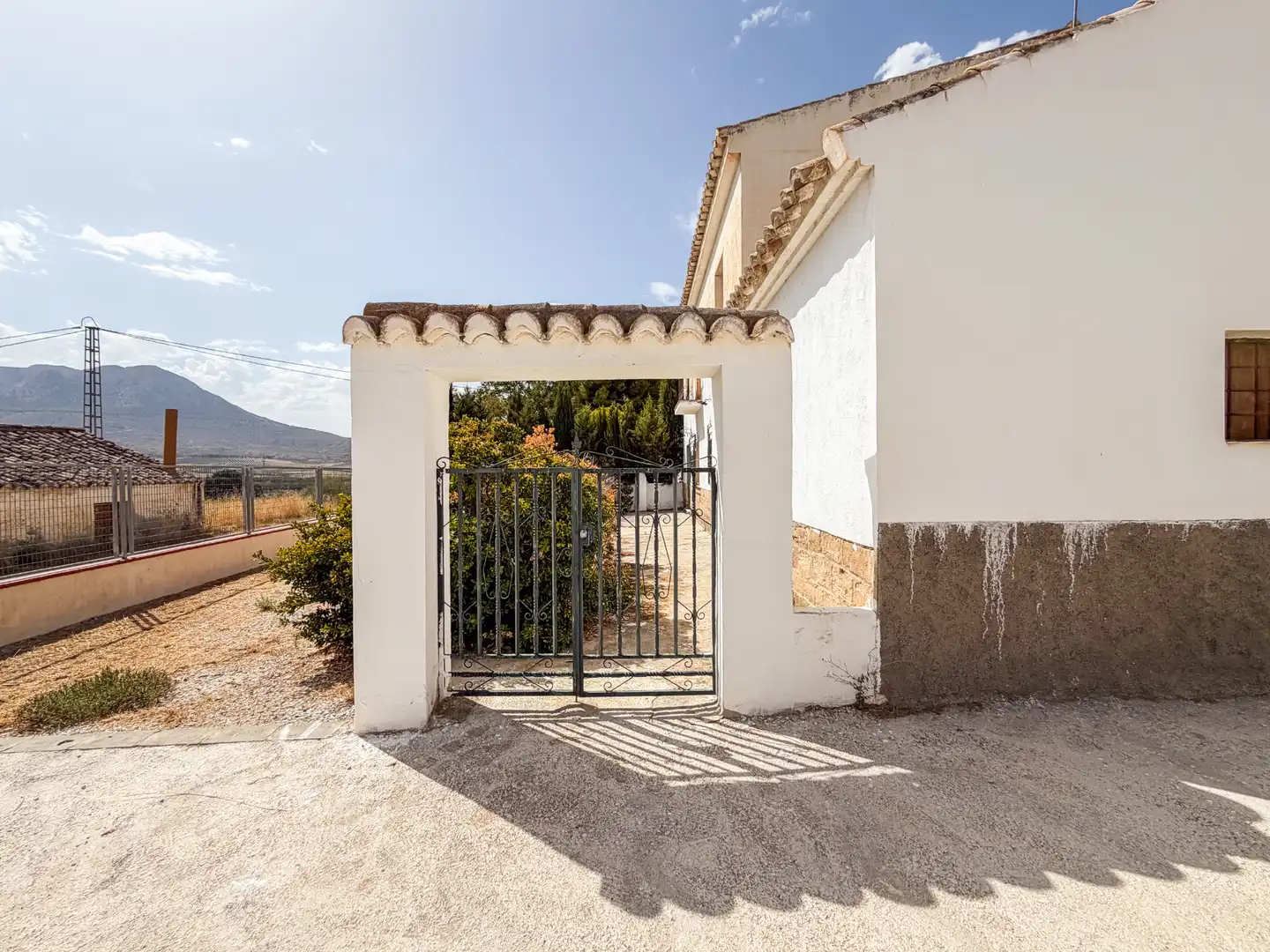Vista exterior de Casa o chalet en venta en Benamaurel con Jardín privado, Terraza y Piscina