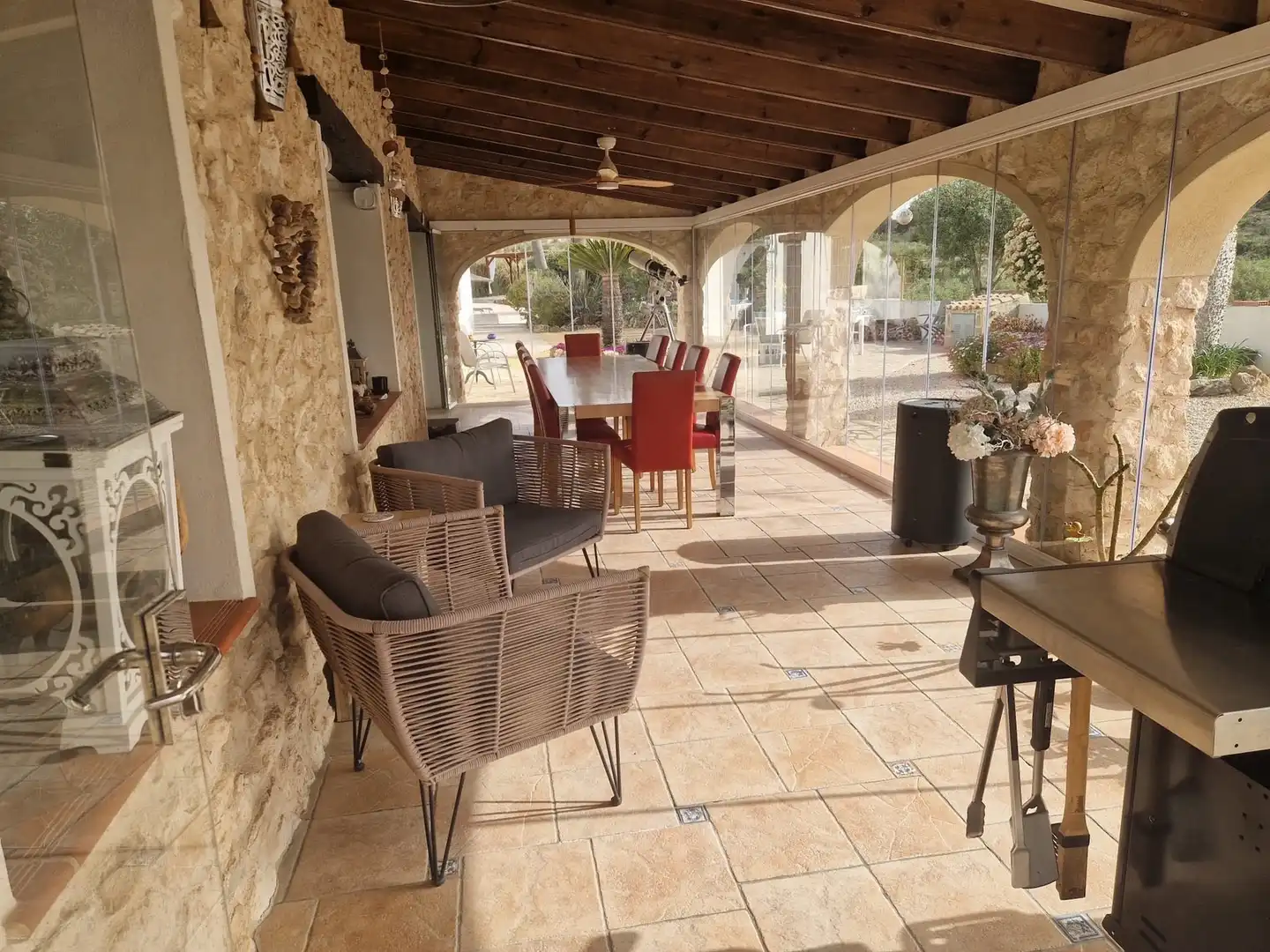 Terrace of Country homes for sale in Moraira