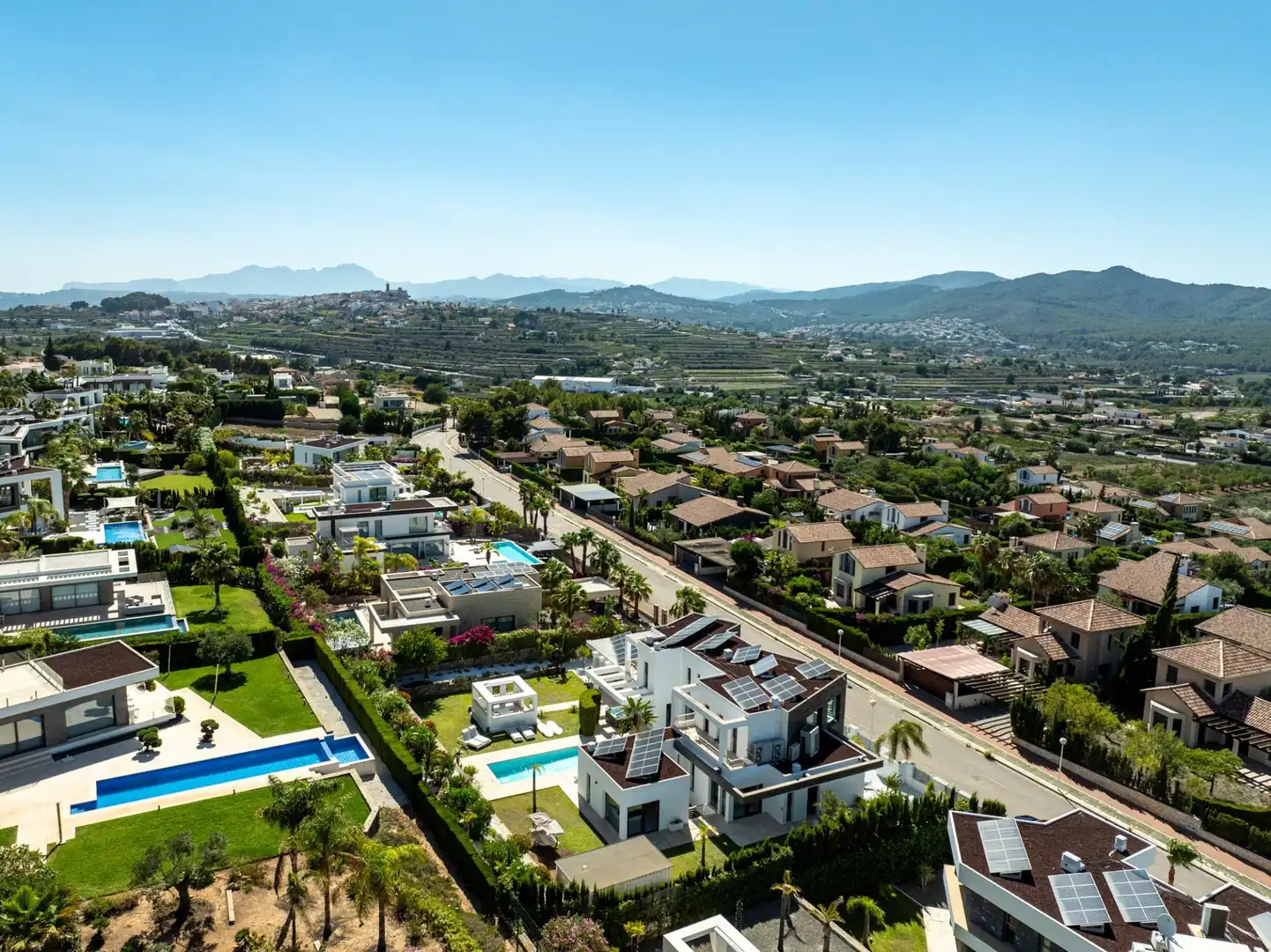 Exterior view of Houses for sale in Jávea / Xàbia  with Air Conditioner, Heating and Private garden