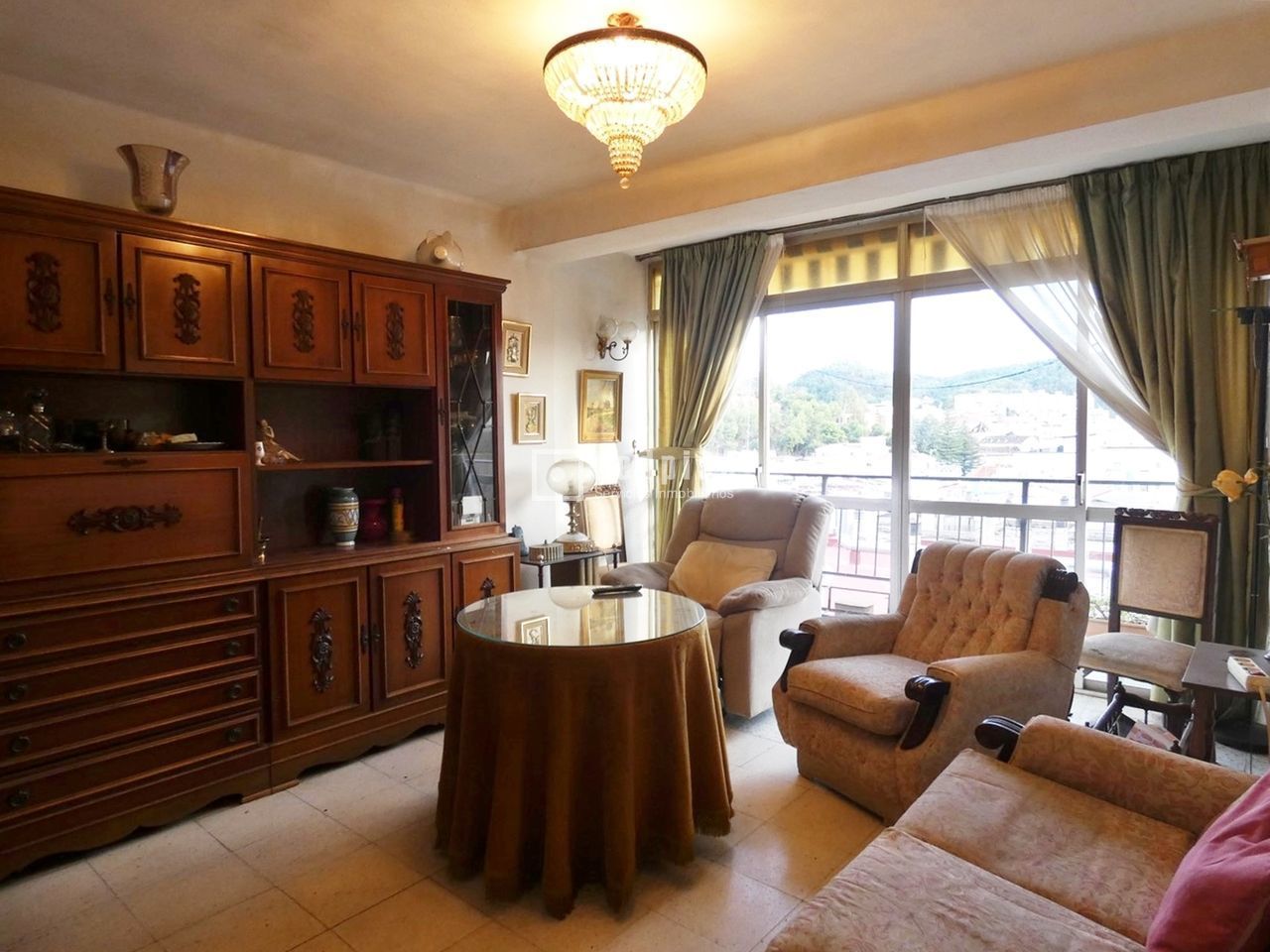 Sala d'estar de Pis en venda en Málaga Capital amb Terrassa i Alarma