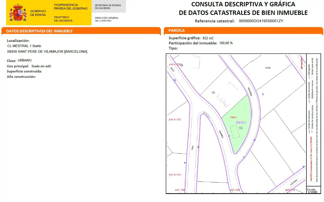 Wohnbaugrundstück zum Verkauf in Carrer del Mestral, imagen 8