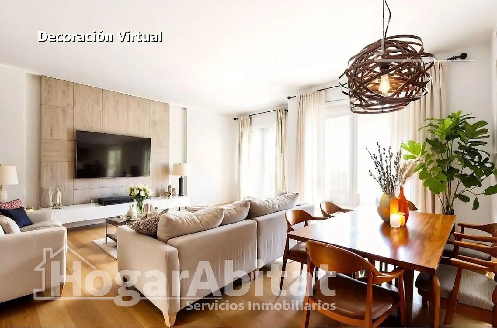 Sala de estar de Piso en venta en Tavernes de la Valldigna con Aire acondicionado, Calefacción y Trastero