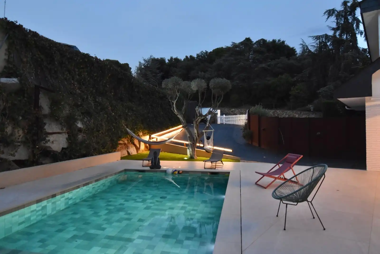 Piscina de Casa adosada en venda en Sant Vicenç de Montalt amb Calefacció, Jardí privat i Parquet