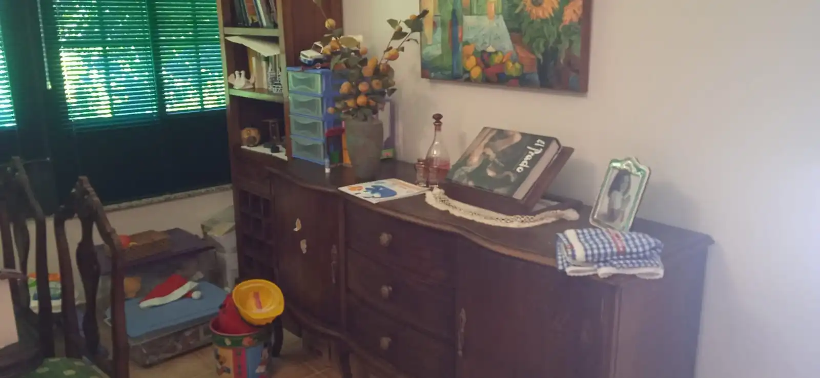 Menjador de Casa o xalet de lloguer en Valdoviño amb Calefacció, Jardí privat i Parquet
