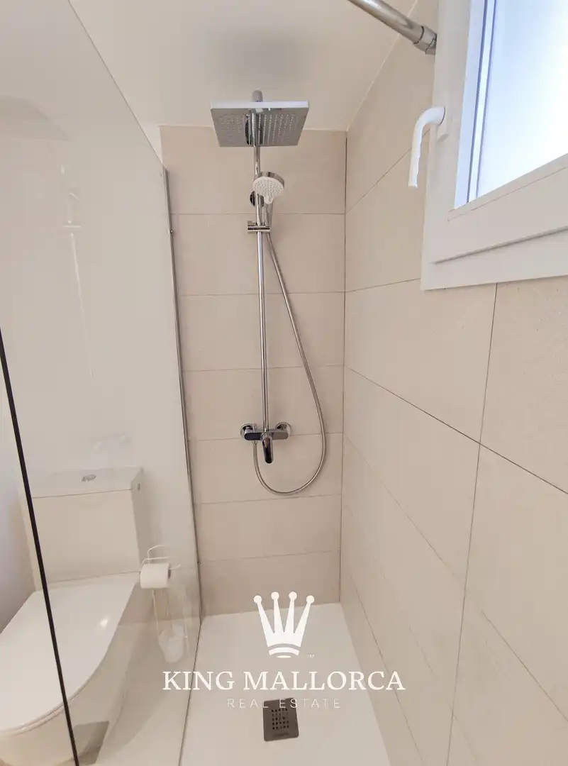 Badezimmer von Wohnungen zur Miete in Andratx mit Klimaanlage, Heizung und Terrasse