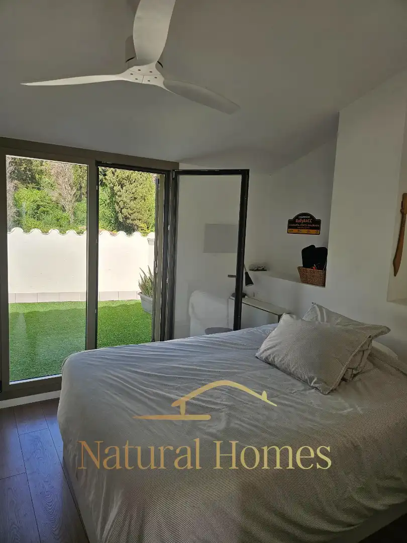 Bedroom of Duplexes for rent in Caldes d'Estrac  with Air Conditioner, Terrace and Furnished