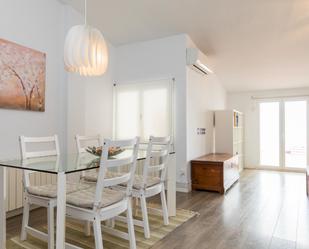Dining room of Attic to rent in  Zaragoza Capital  with Air Conditioner and Terrace
