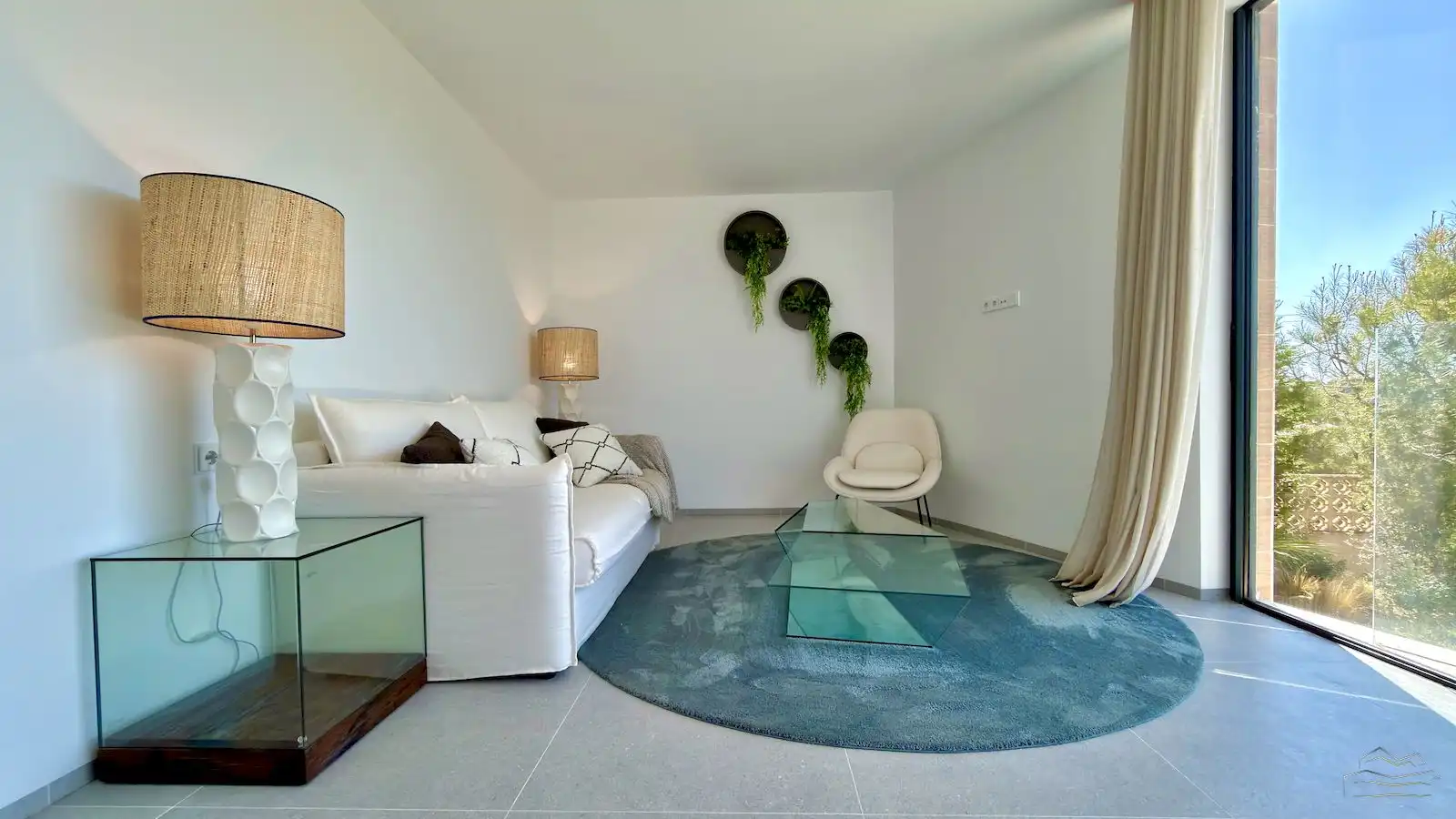 Sala de estar de Casa o chalet en venta en Jávea / Xàbia con Aire acondicionado, Calefacción y Jardín privado