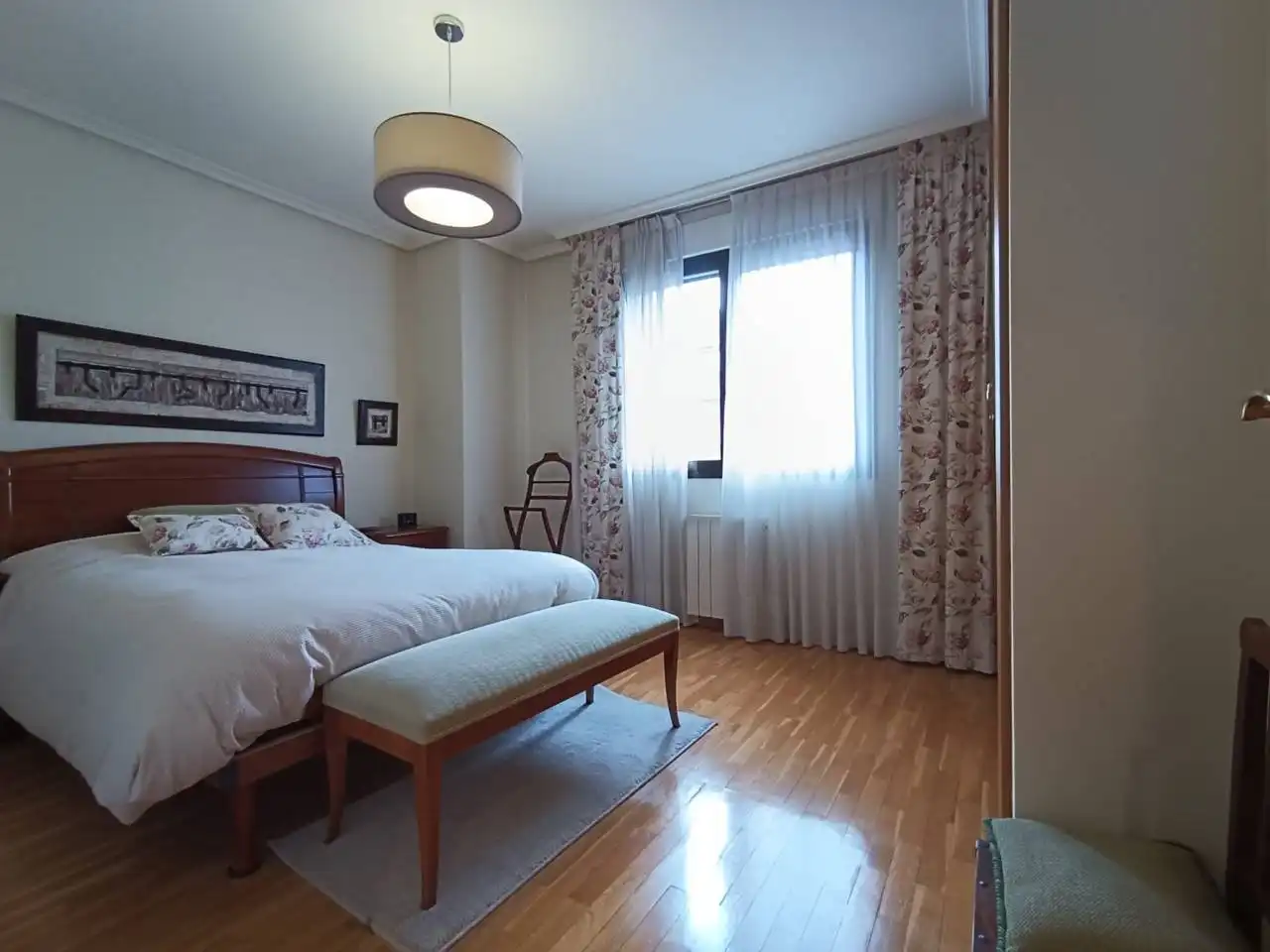 Schlafzimmer von Wohnung zum Verkauf in Burgos mit Heizung, Parkett und Terrasse