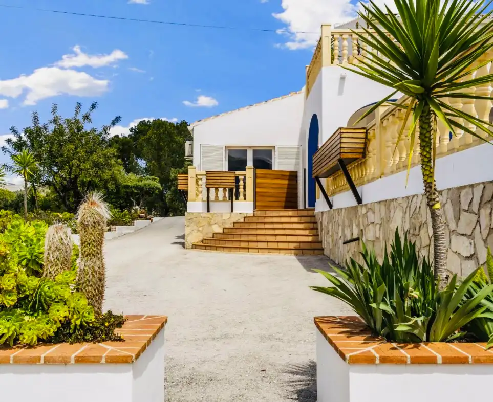 Exterior view of Houses for sale in Murla  with Air Conditioner, Heating and Private garden