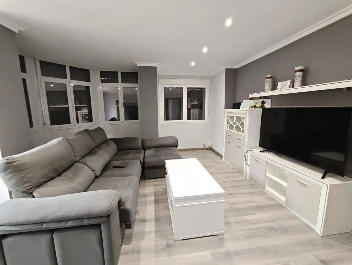 Sala de estar de Piso en venta en Totana con Aire acondicionado, Amueblado y Balcón