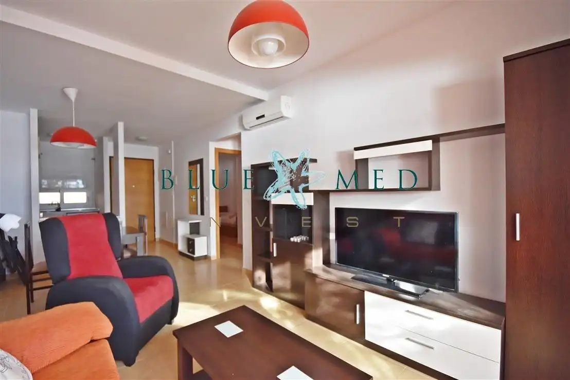 Sala de estar de Apartamento en venta en Alhama de Murcia con Aire acondicionado, Calefacción y Jardín privado