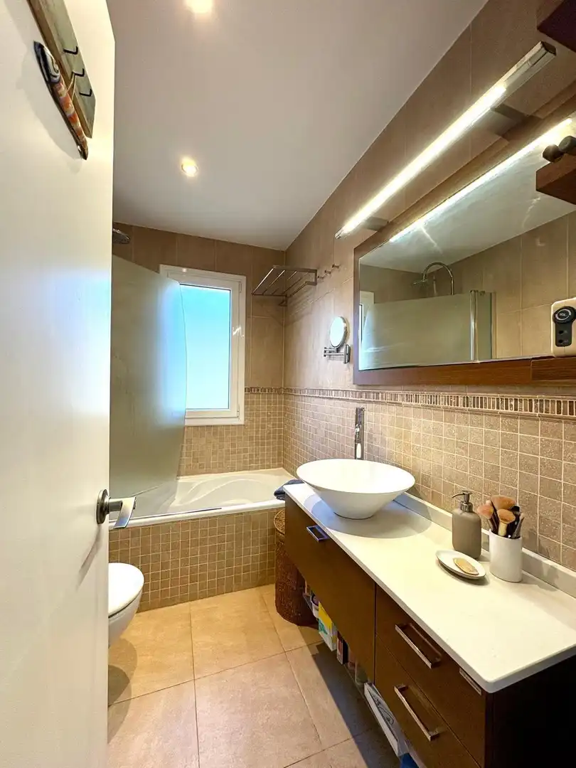 Bathroom of Flat for sale in Castelldefels  with Private garden, Terrace and Storage room