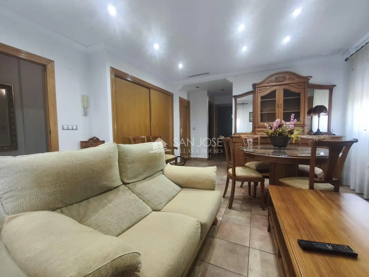 Living room of Houses for rent in Aspe  with Air Conditioner, Heating and Terrace