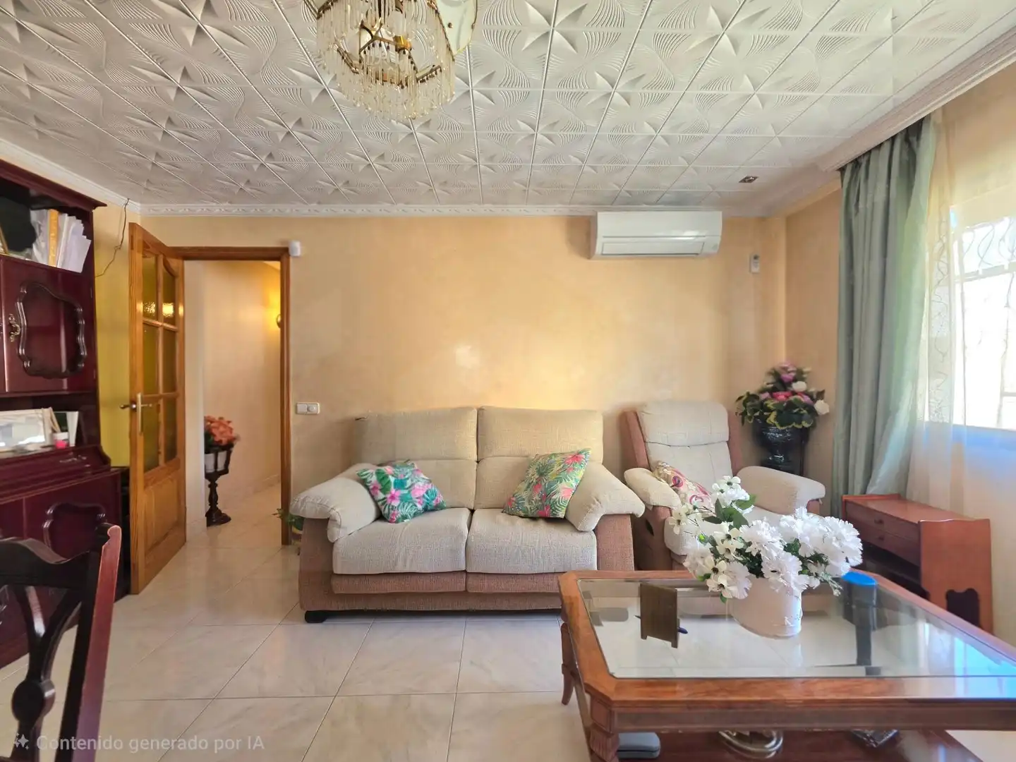 Sala d'estar de Pis en venda en  Palma de Mallorca amb Aire condicionat i Terrassa