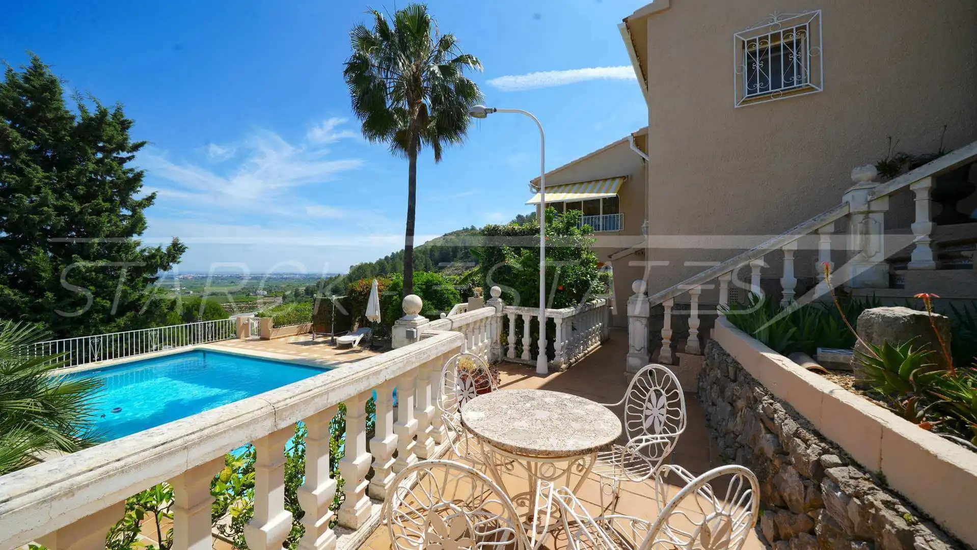 Terrassa de Casa o xalet en venda en Benidoleig amb Aire condicionat i Piscina