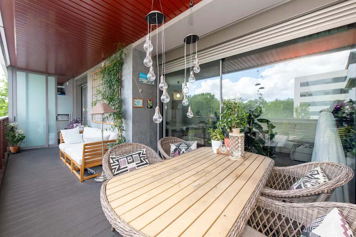 Terrace of Flat for sale in La Moraleja  with Air Conditioner, Heating and Terrace