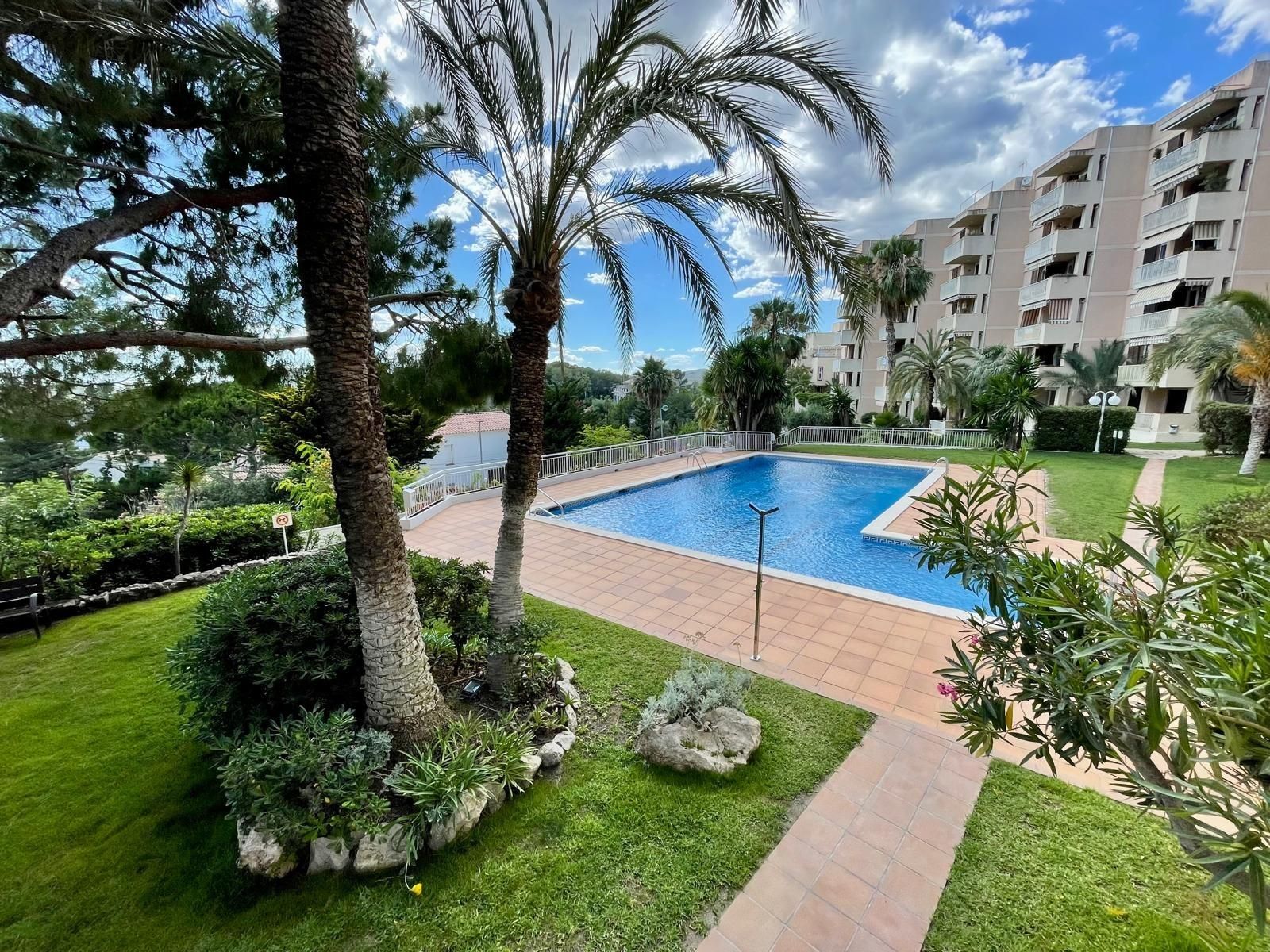 Swimming pool of Flat for sale in Sant Pere de Ribes  with Air Conditioner, Private garden and Parquet flooring