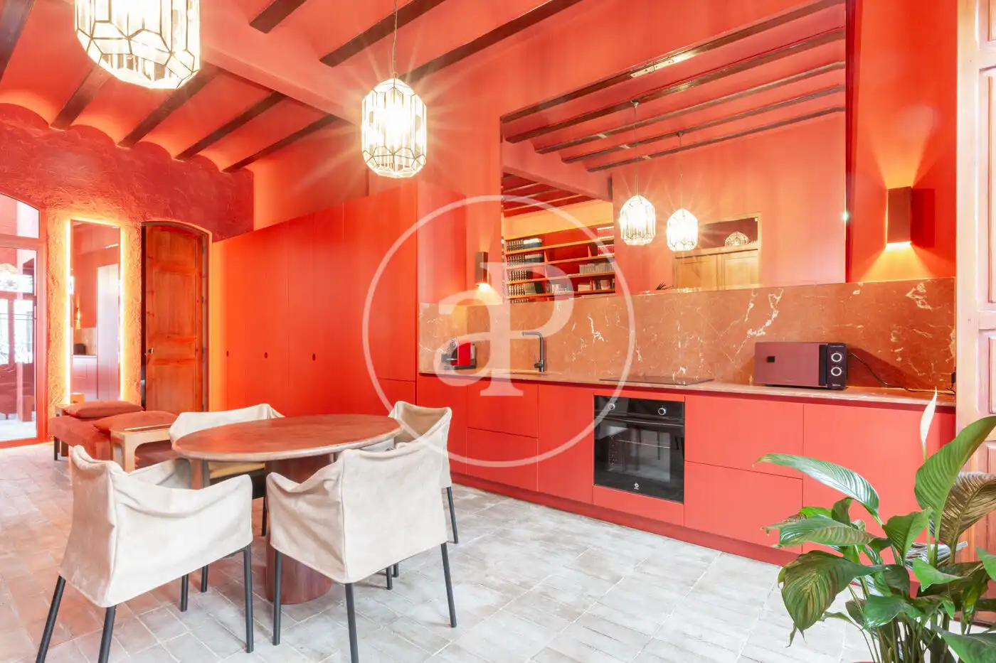 Cocina de Casa adosada en venta en Valencia con Aire acondicionado, Calefacción y Amueblado