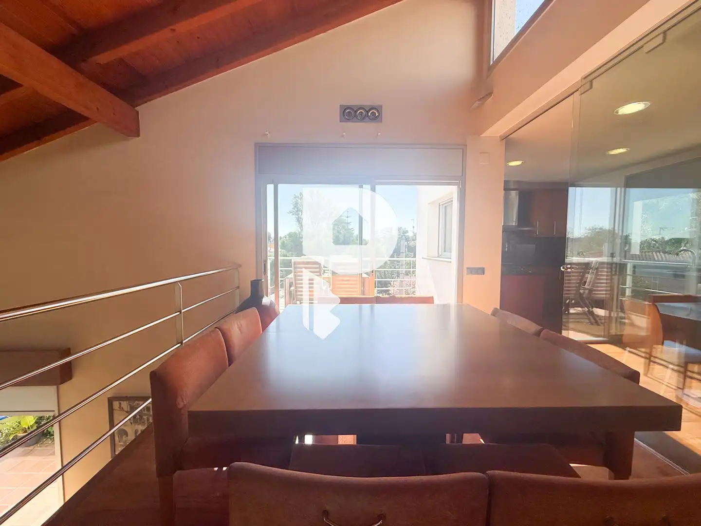 Dining room of Houses for sale in Castelldefels  with Air Conditioner, Heating and Terrace
