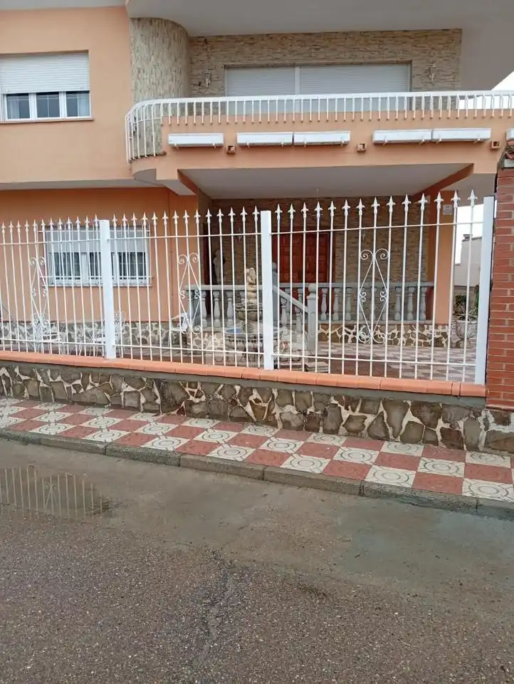 Vista exterior de Casa o chalet en venta en Villar de Rena con Aire acondicionado, Calefacción y Jardín privado