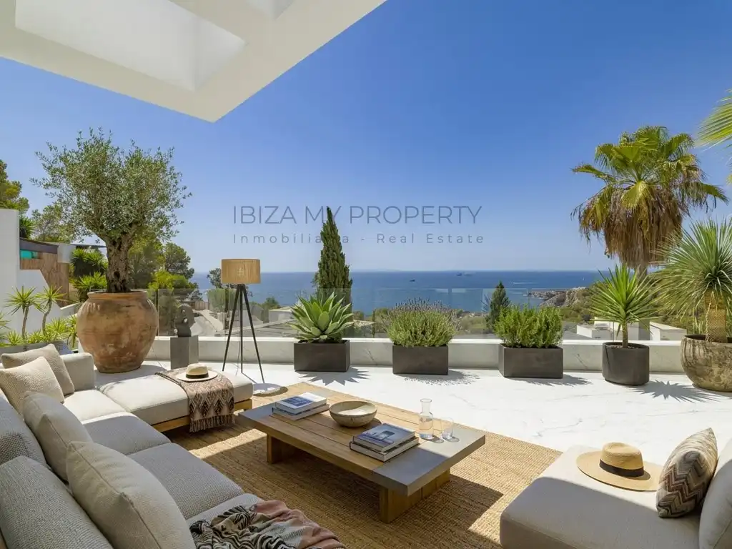 Terraza de Casa o chalet en venta en Santa Eulària des Riu con Aire acondicionado, Trastero y Piscina