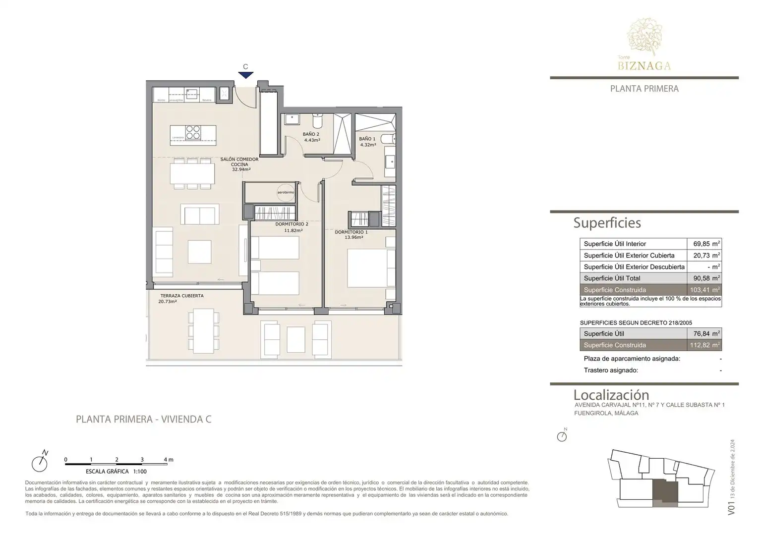 Apartamento con ascensor en venta en Las Gaviotas  - Carvajal, imagen 3