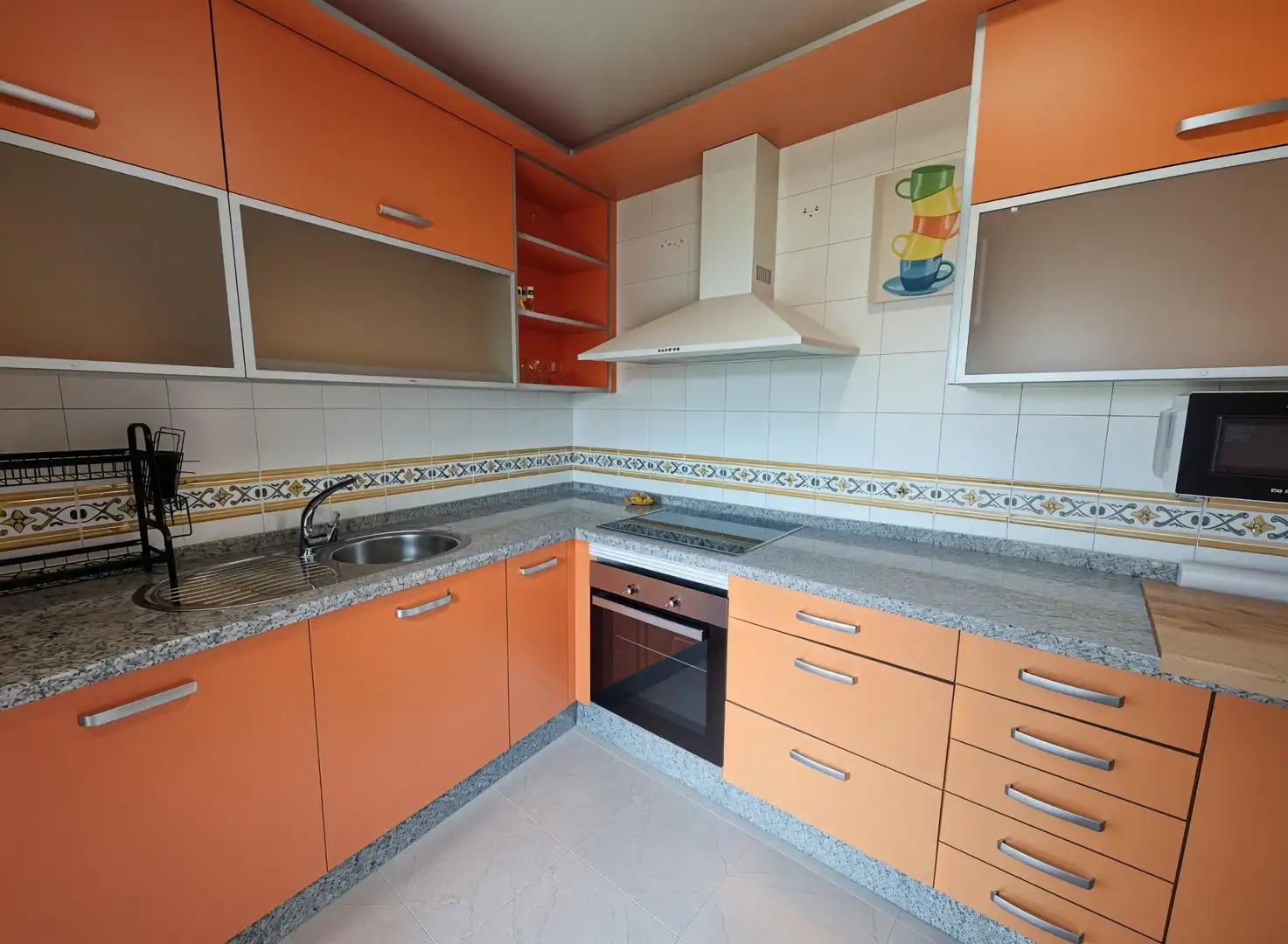 Cuina de Pis de lloguer en Plasencia amb Aire condicionat, Parquet i Terrassa