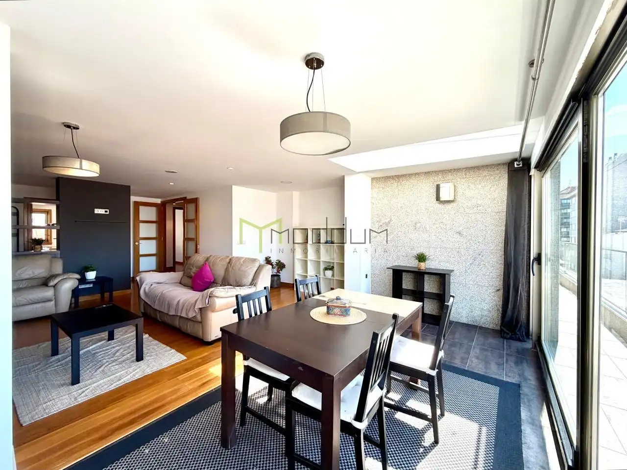 Sala de estar de Ático en venta en A Coruña Capital  con Calefacción, Terraza y Trastero