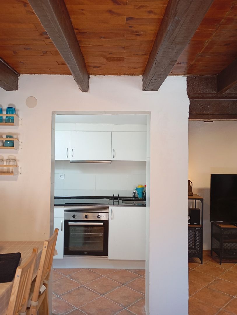 Kitchen of Apartment to rent in Castellar de n'Hug  with Heating, Furnished and Oven