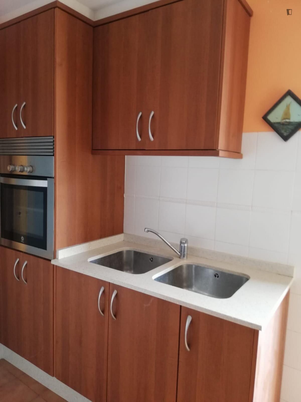 Cocina de Apartamento para compartir en  Valencia Capital con Amueblado, Horno y Internet