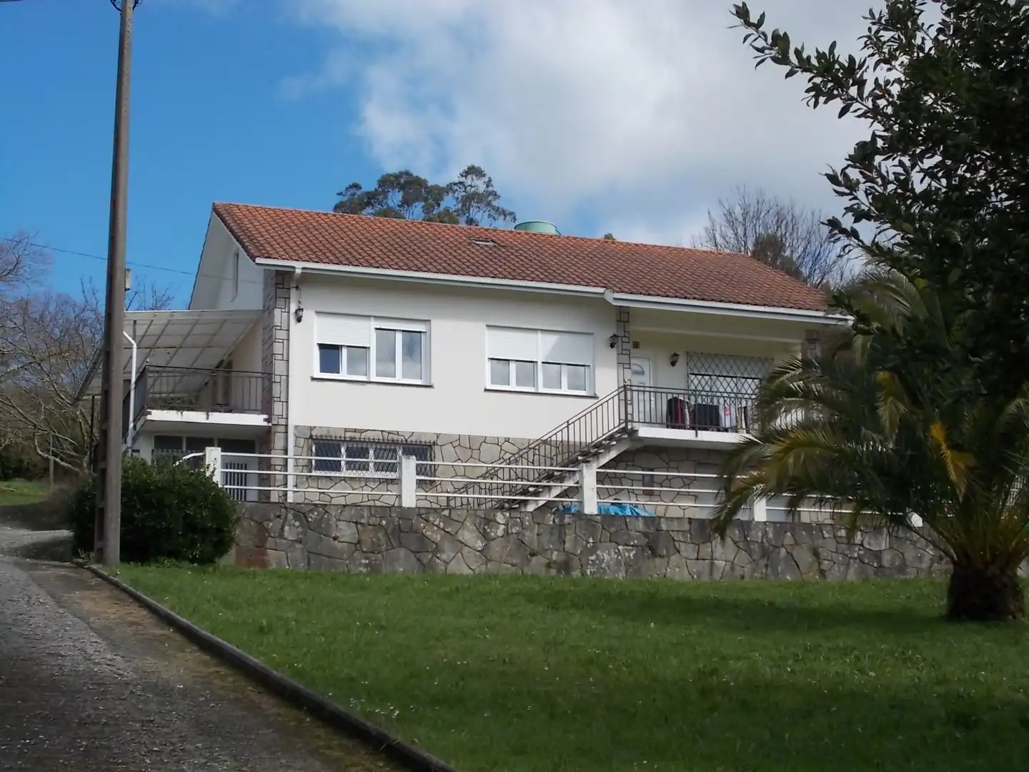 Vista exterior de Casa o chalet en venta en Neda con Calefacción, Jardín privado y Amueblado