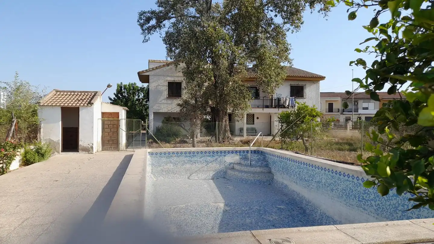 Schwimmbecken von Haus oder Chalet zum Verkauf in Benejúzar mit Privatgarten, Terrasse und Schwimmbad