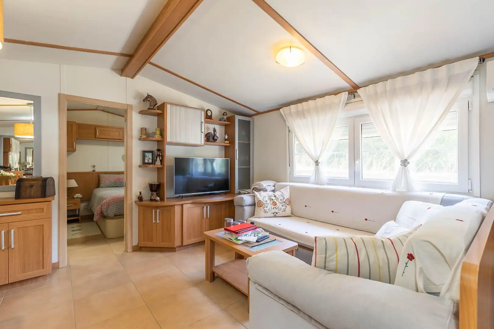 Living room of Houses for sale in Almoguera  with Air Conditioner, Heating and Private garden