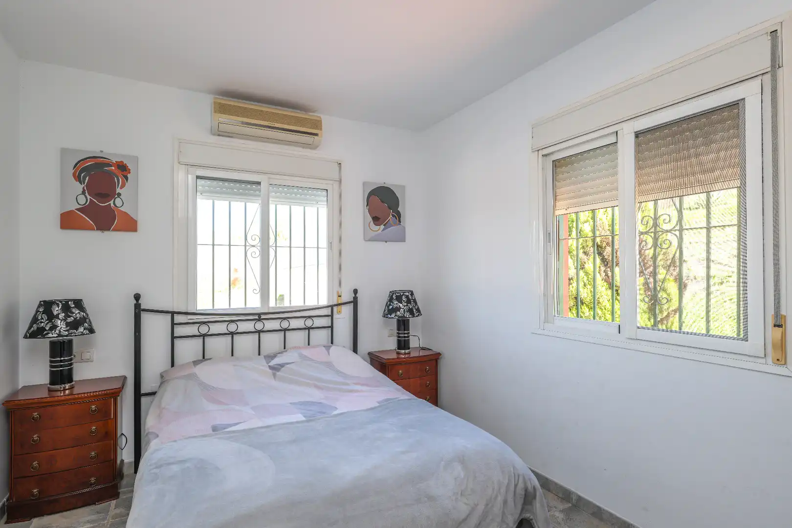 Schlafzimmer von Haus oder Chalet zum Verkauf in Coín mit Klimaanlage, Privatgarten und Schwimmbad