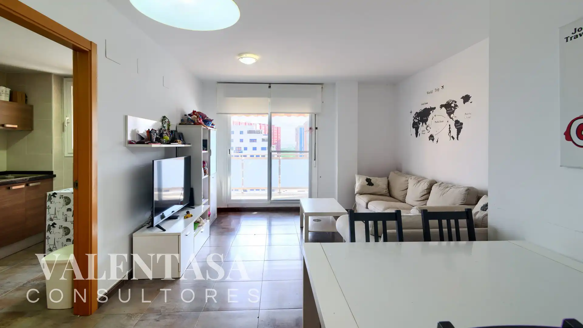 Sala de estar de Piso en venta en La Pobla de Farnals con Aire acondicionado, Jardín privado y Terraza