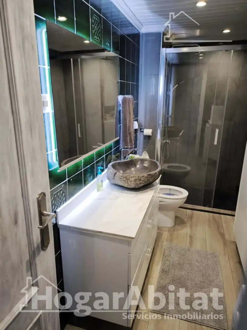 Bathroom of Flat for sale in Cullera  with Air Conditioner, Heating and Furnished