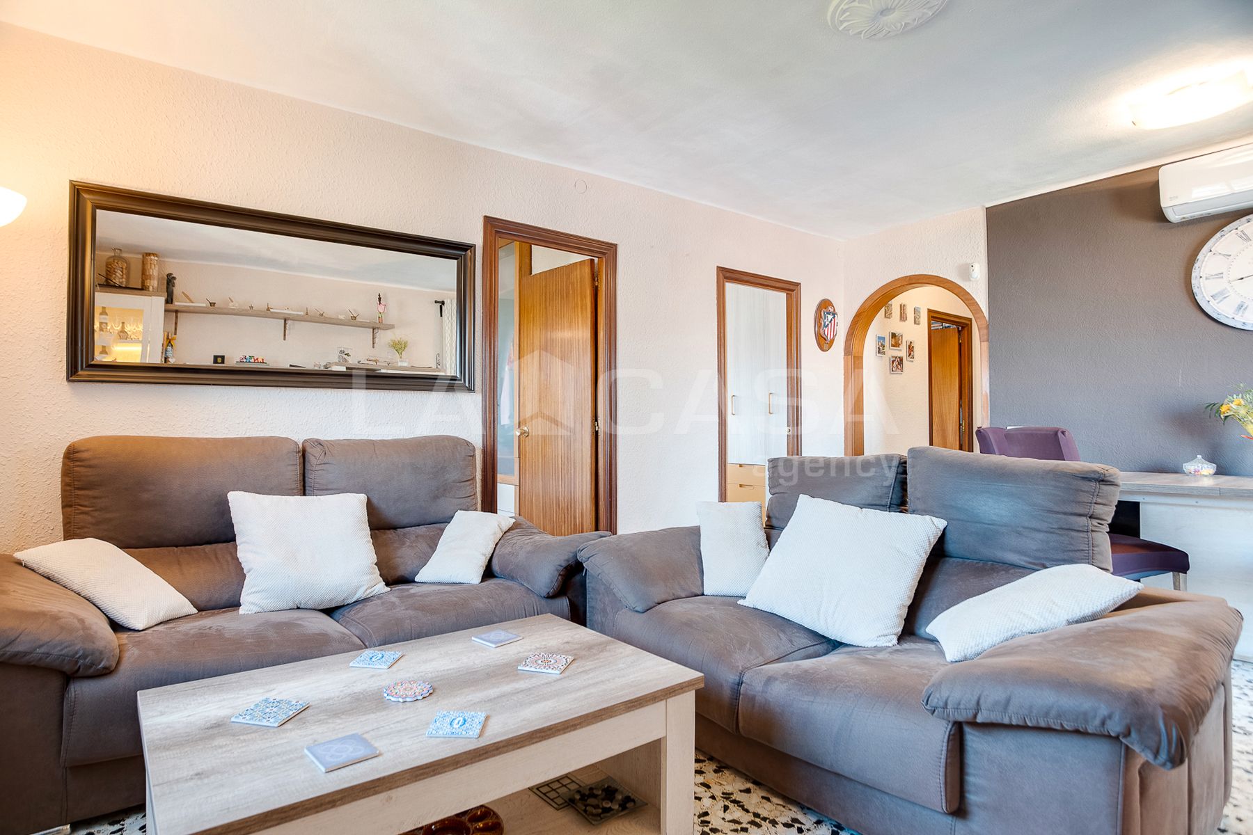 Living room of Flat for sale in Badalona  with Air Conditioner and Balcony