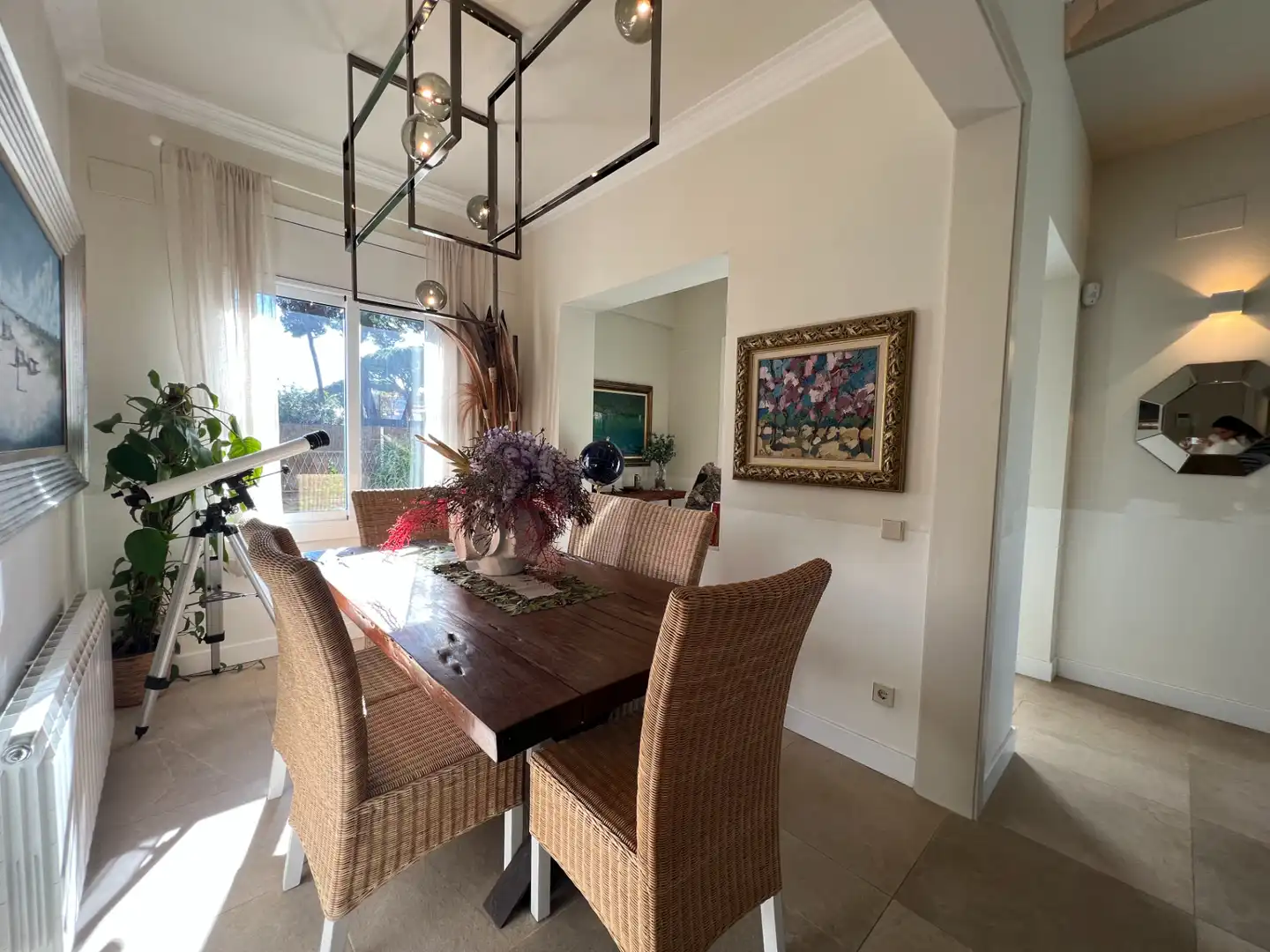 Dining room of Houses for rent in Castelldefels  with Air Conditioner, Heating and Private garden