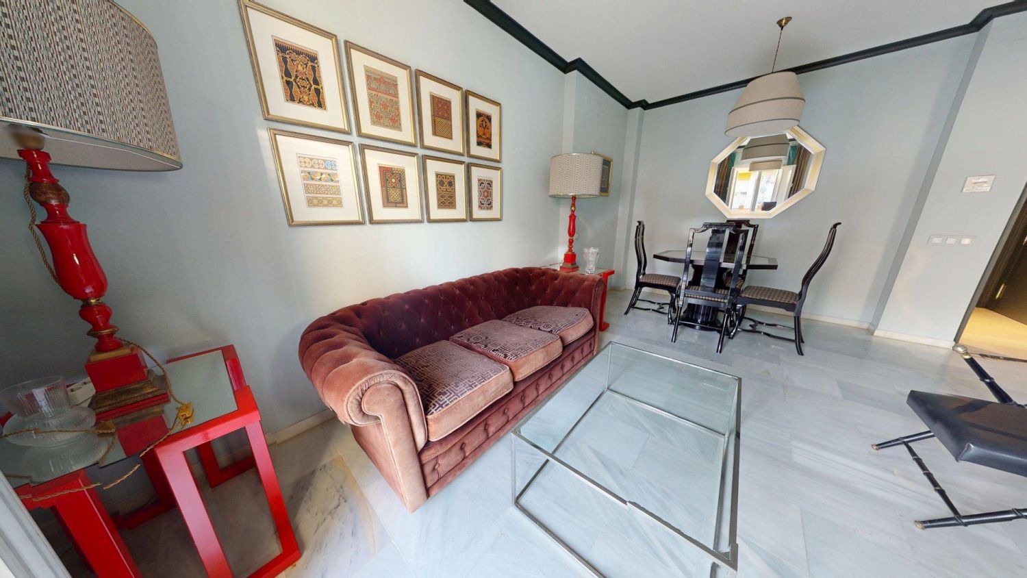 Sala d'estar de Pis de lloguer en  Sevilla Capital amb Moblat