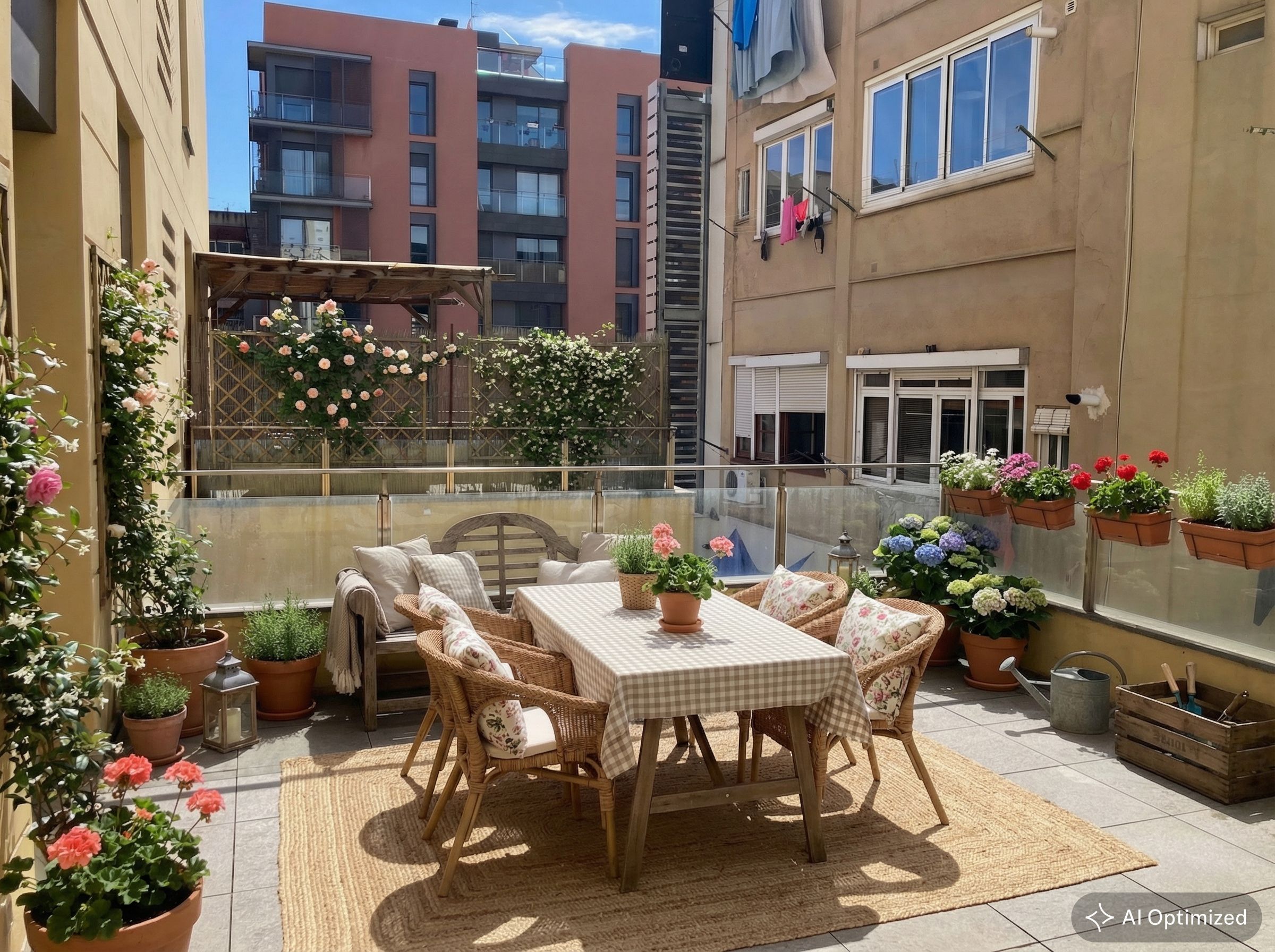 Terraza de Apartamento en venta en  Barcelona Capital con Aire acondicionado, Calefacción y Parquet
