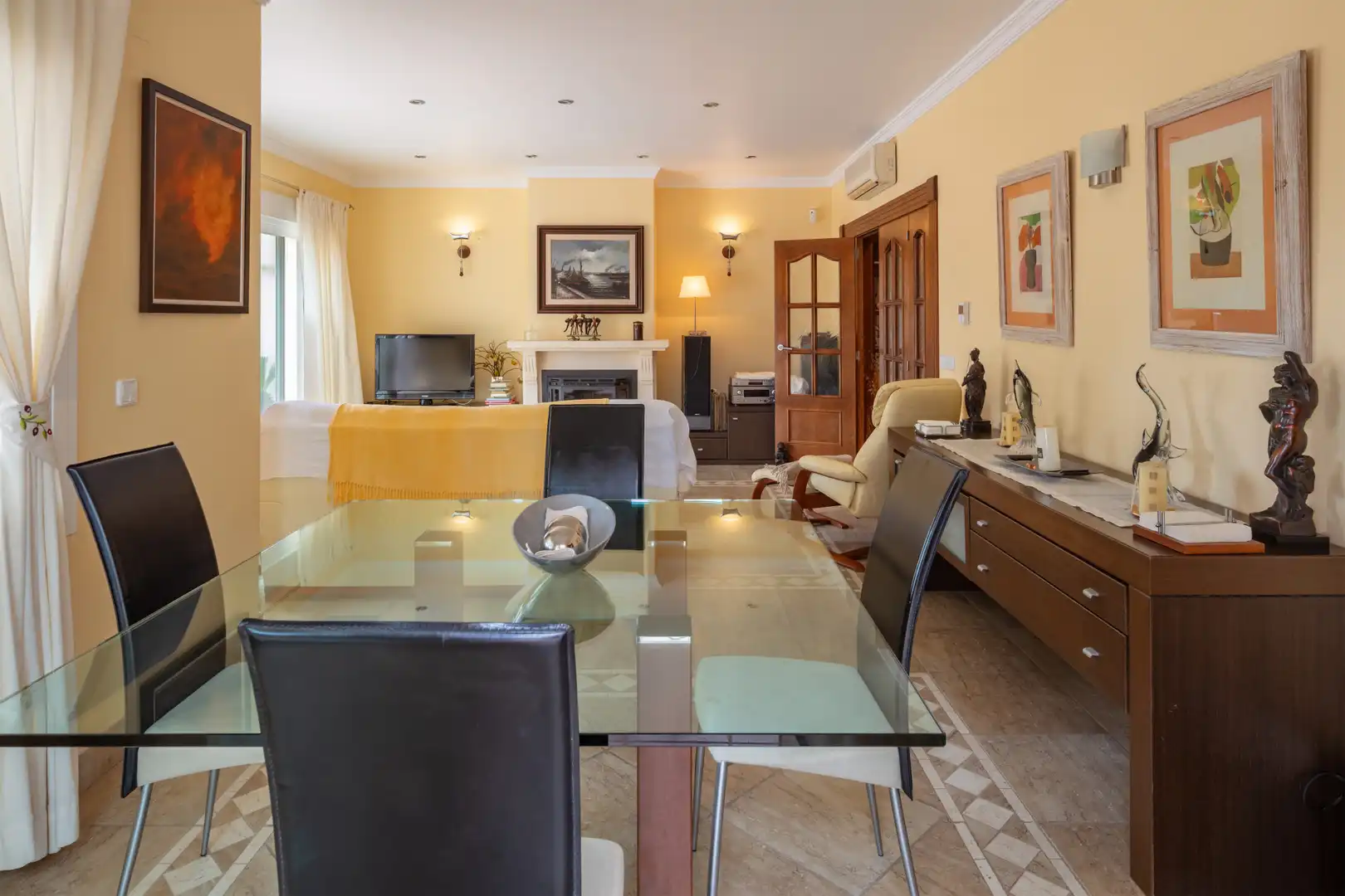 Dining room of Houses for sale in Jávea / Xàbia  with Air Conditioner, Private garden and Terrace