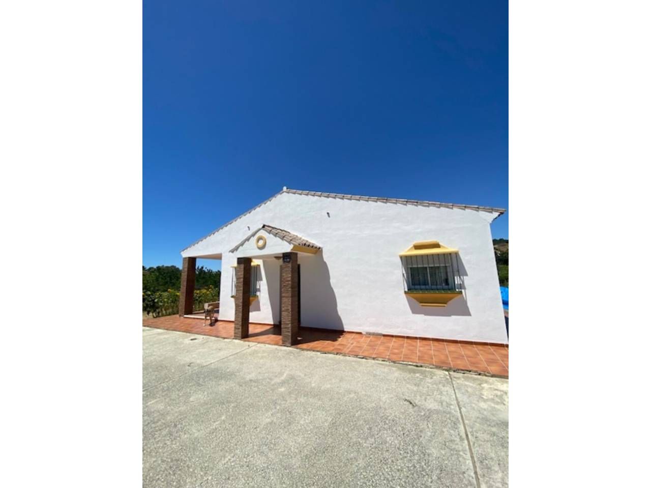 Vista exterior de Finca rústica en venda en Estepona amb Jardí privat, Piscina i Moblat