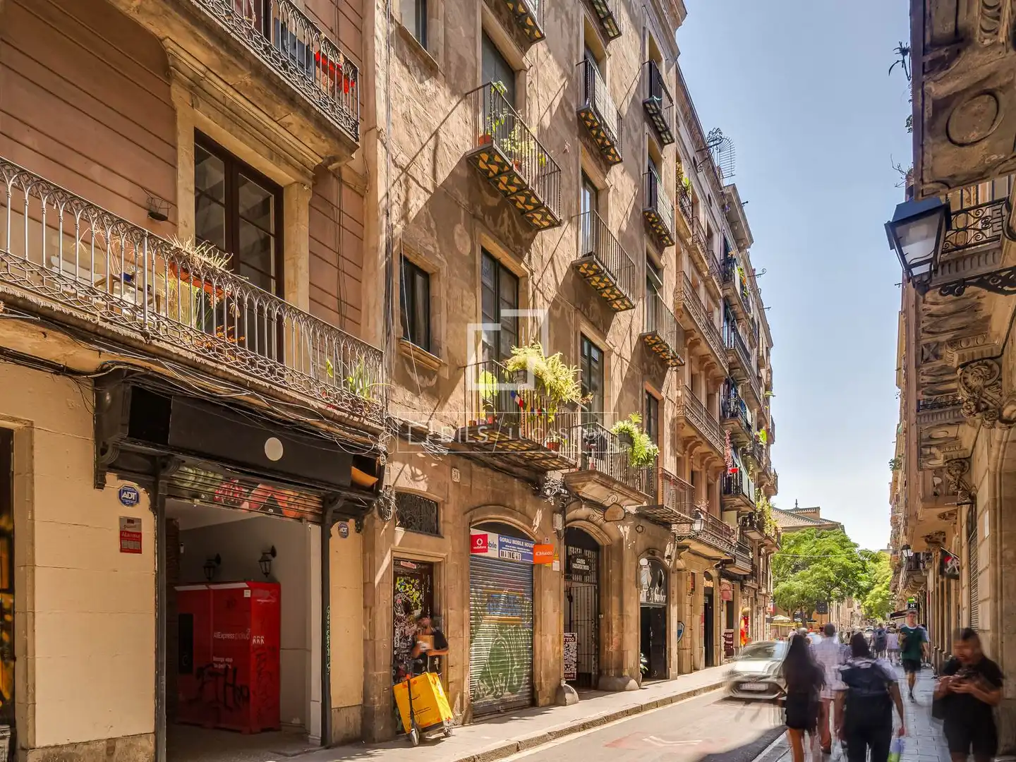 Vista exterior de Piso en venta en Barcelona con Aire acondicionado, Calefacción y Parquet