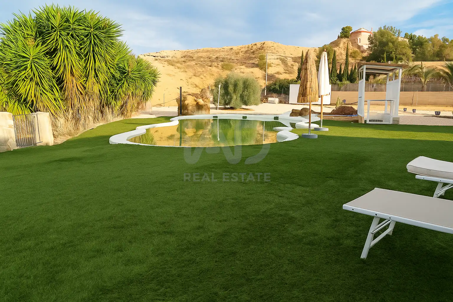 Piscina de Casa o xalet en venda en Murcia amb Aire condicionat, Terrassa i Piscina