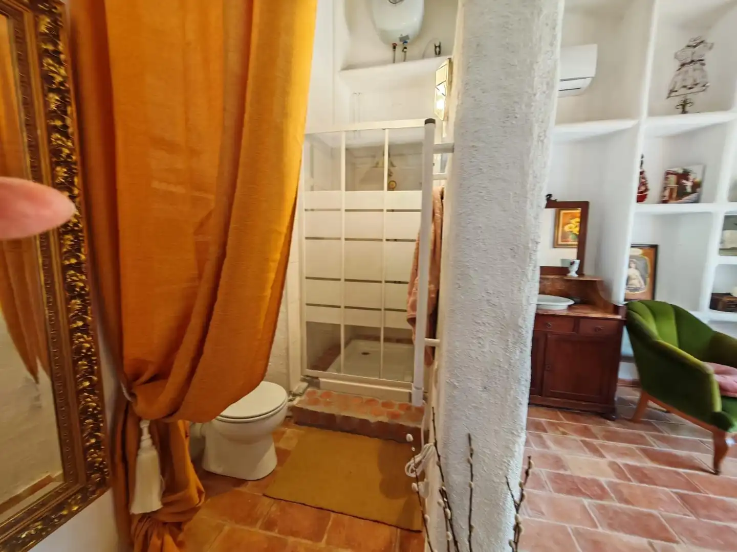 Baño de Finca rústica en venta en Algaida con Aire acondicionado, Calefacción y Jardín privado