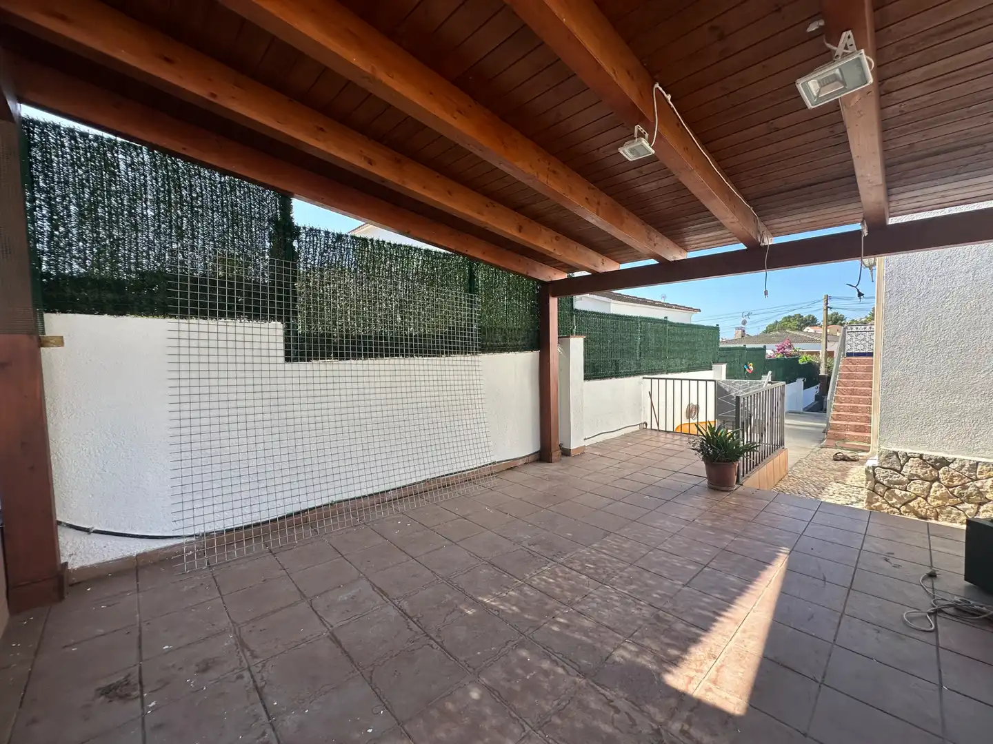 Terraza de Casa o chalet en venta en La Pobla de Montornès   con Aire acondicionado, Calefacción y Jardín privado