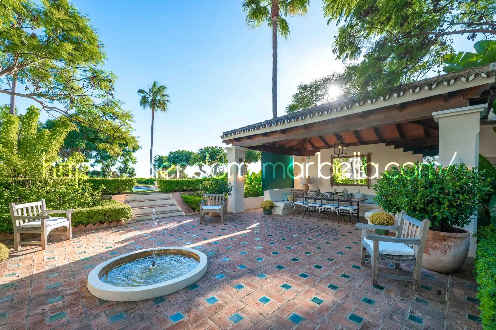 Garten von Haus oder Chalet zum Verkauf in Marbella mit Klimaanlage, Heizung und Privatgarten