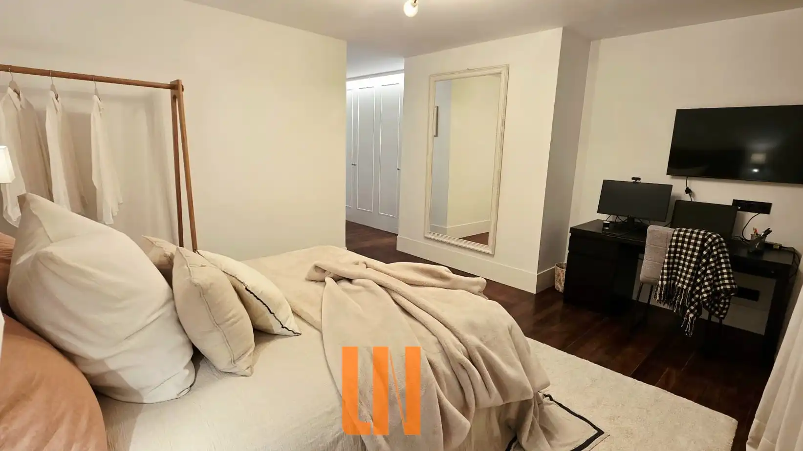 Schlafzimmer von Wohnung zum Verkauf in A Coruña Capital  mit Heizung, Ofen und Waschmaschine