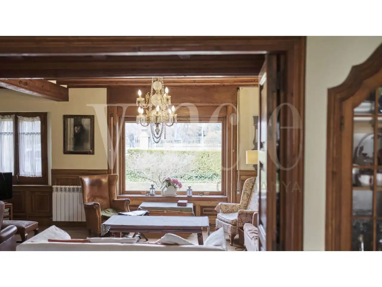 Dining room of Houses for sale in Puigcerdà  with Heating, Private garden and Parquet flooring